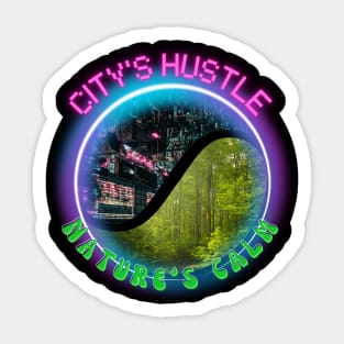 Nature x City Sticker